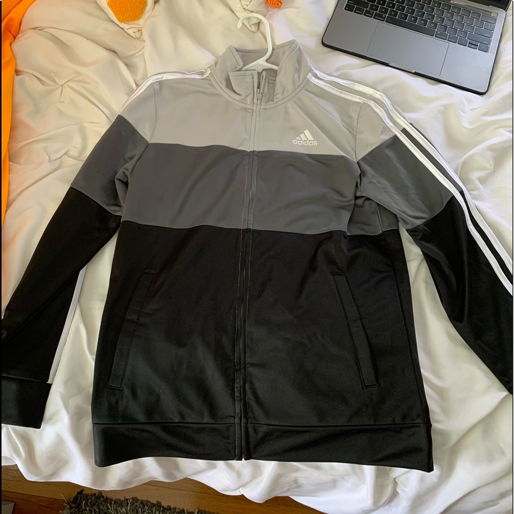 adidas athletic zip-up